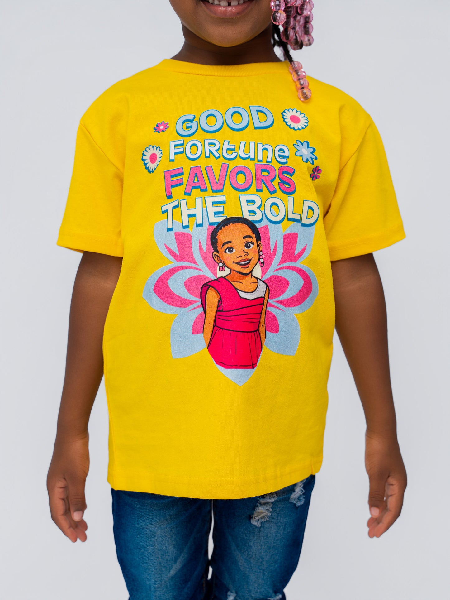 KIDS Clock It T-Shirt Yellow