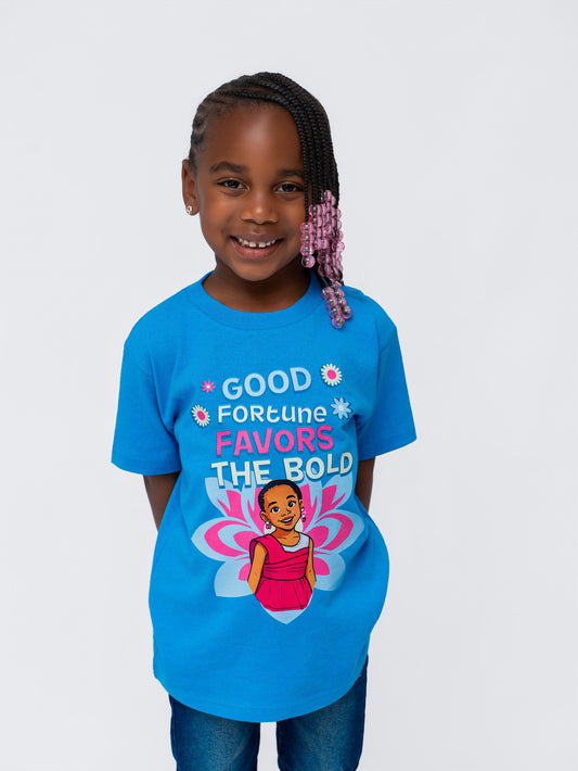 KIDS Clock It T-Shirt Blue