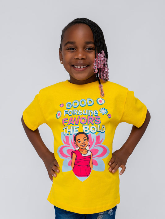 KIDS Clock It T-Shirt Yellow