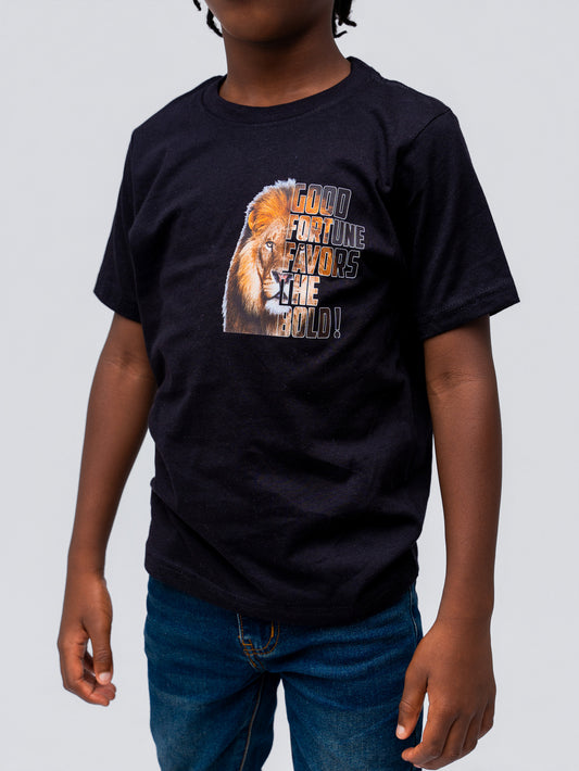 KIDS Black GF T-Shirt Be Afraid !
